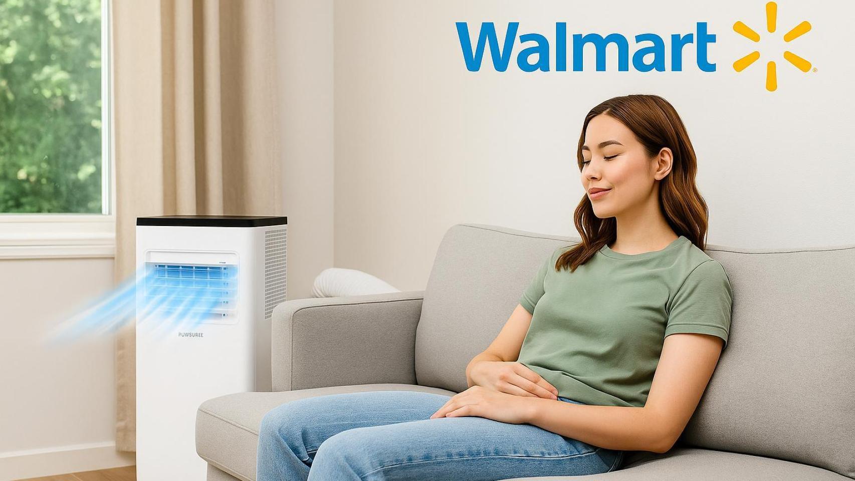 El moderno aire acondicionado portátil que Walmart que tiene un ahorro de 300 dólares.