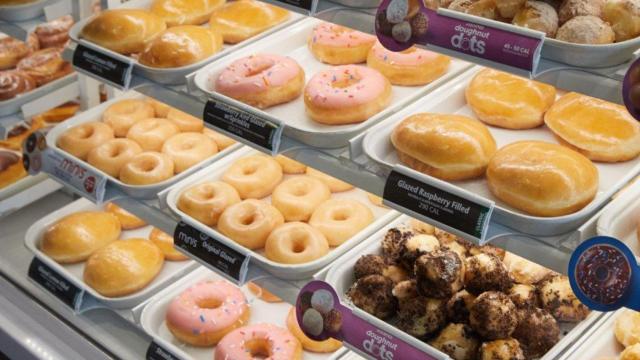 Productos de Krispy Kreme.