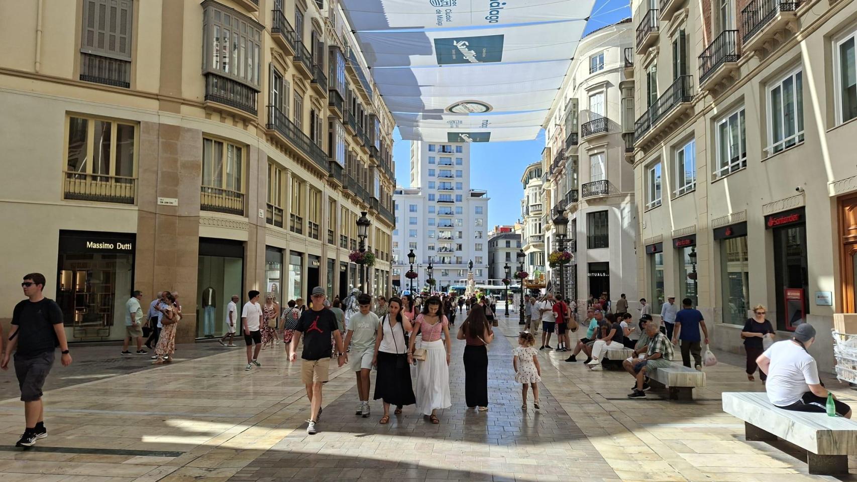 Calle Larios en Málaga.