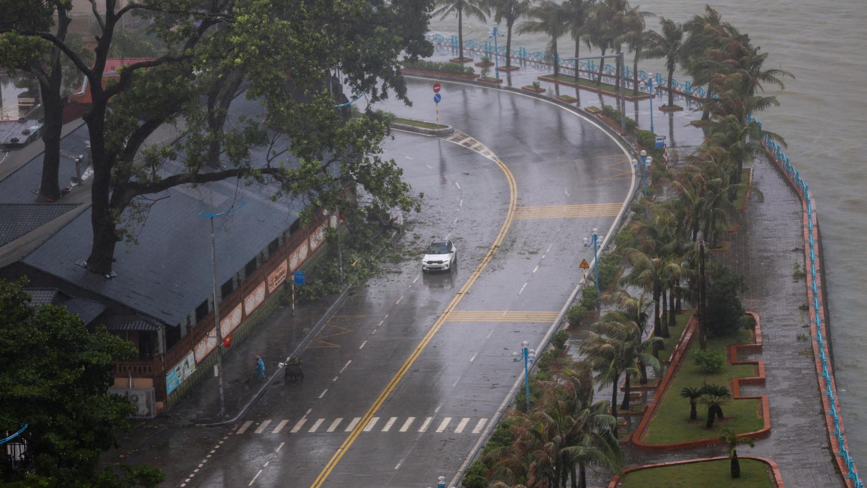 Una tormenta tropical a su paso por Vietnam el pasado 22 de julio.