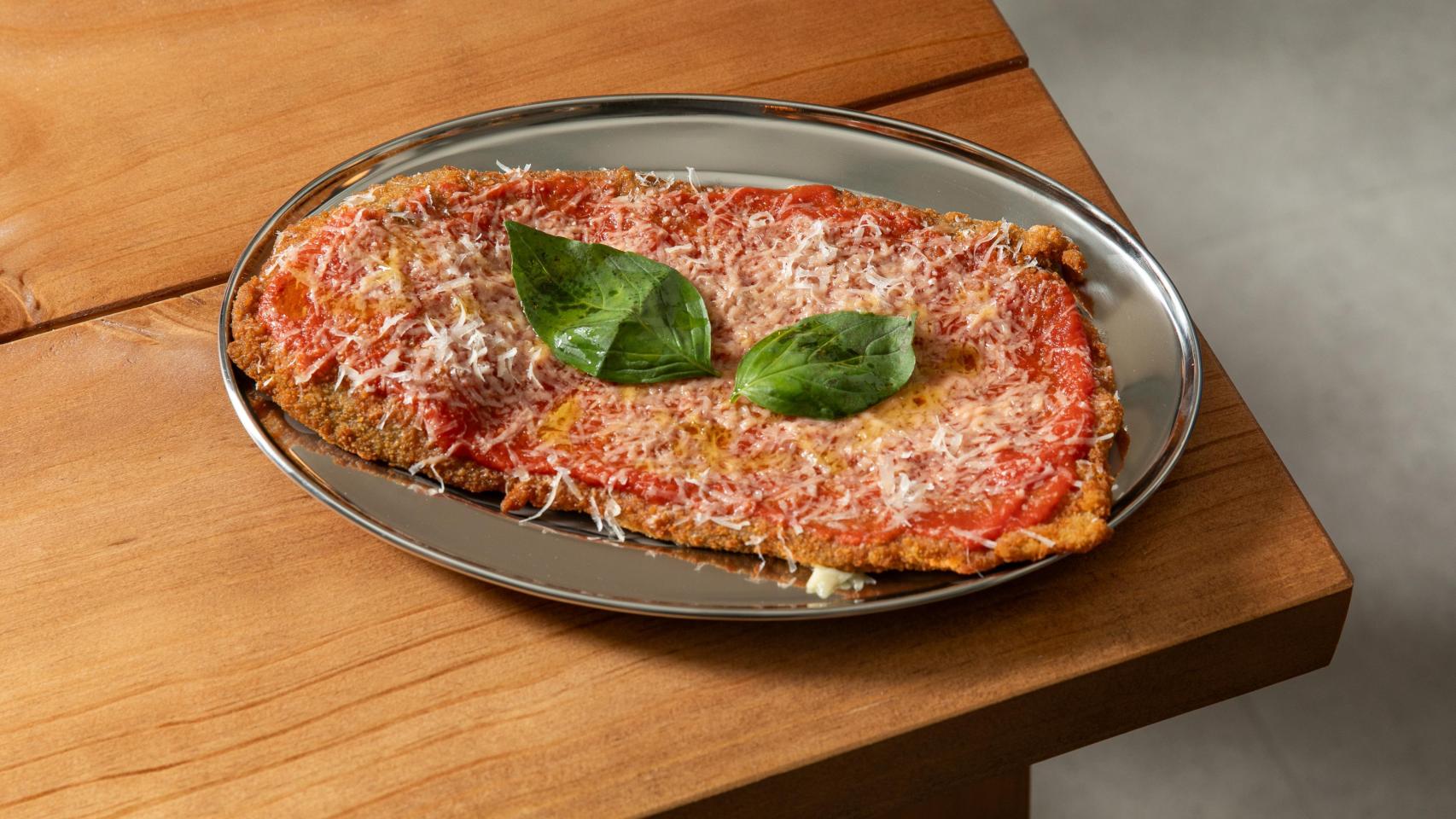 La milanesa de La Diez.