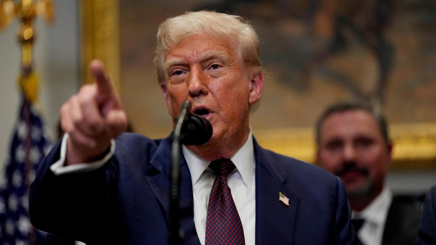 Donald Trump este jueves en la Casa Blanca.