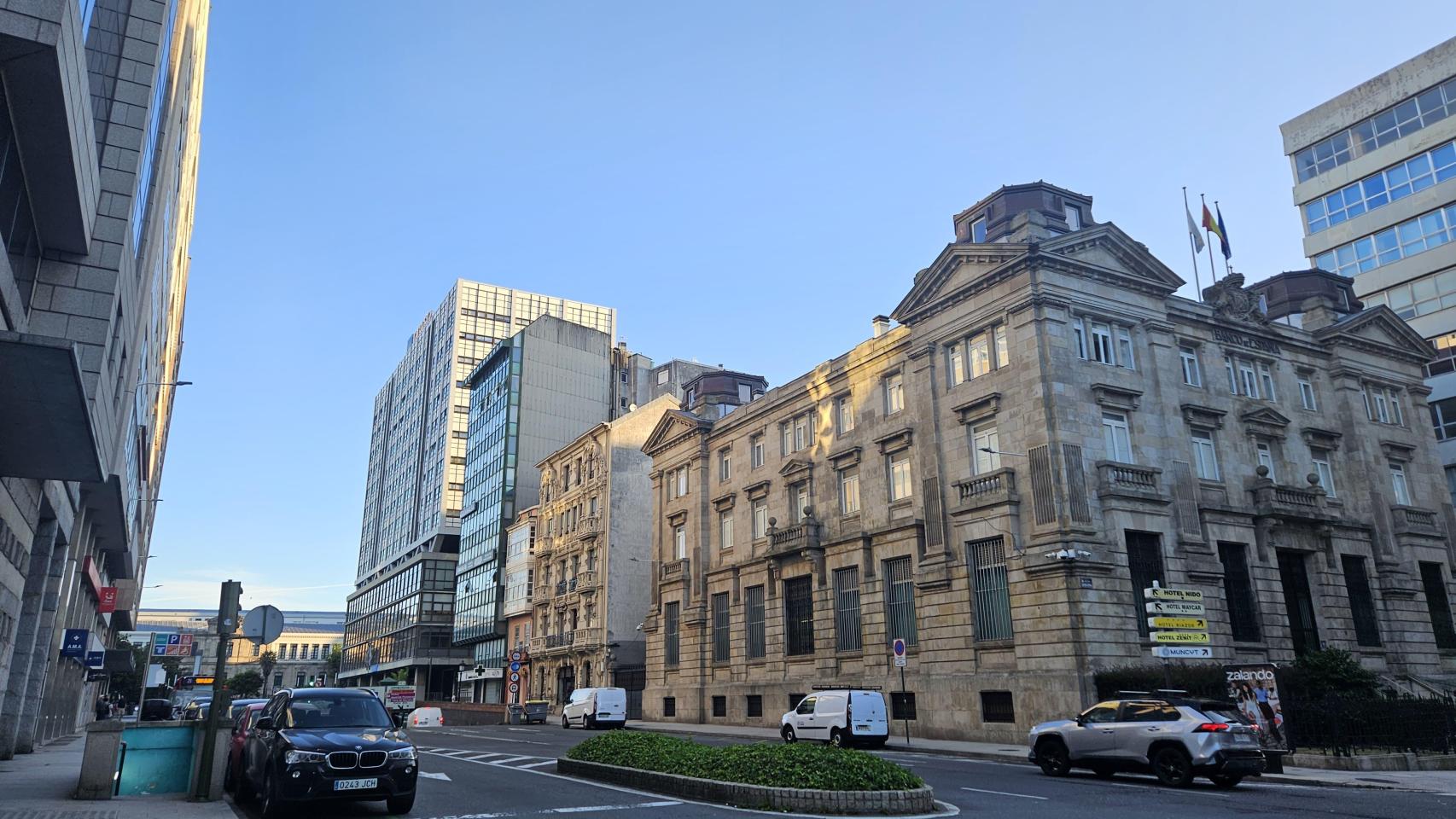 Cielos despejados en A Coruña esta mañana.