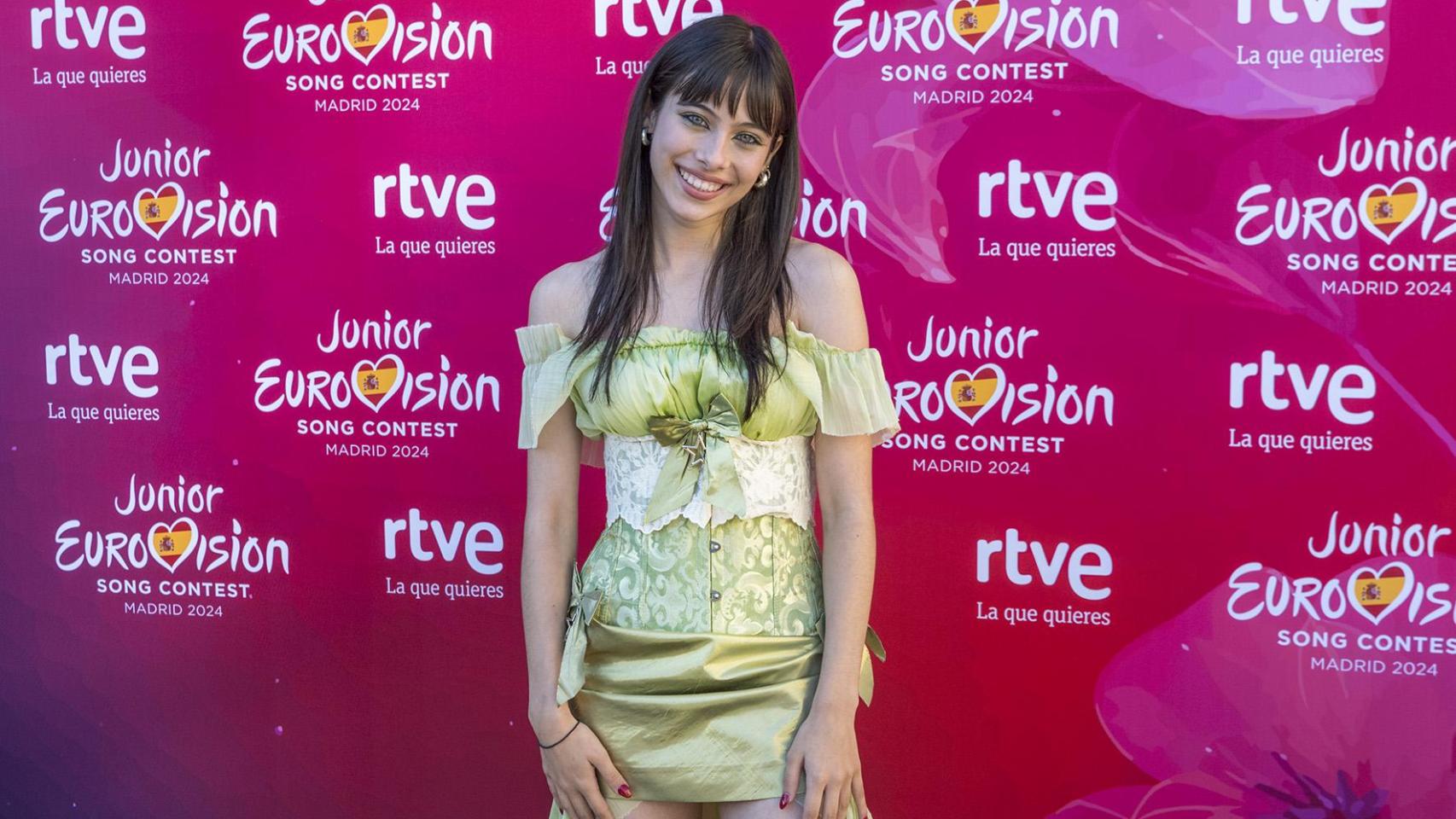 La cantante lírica Melani García, en una presentación de RTVE.