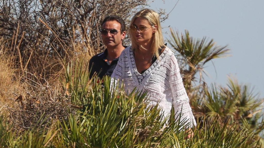 Ana Soria y Enrique Ponce, en una imagen captada en 2020.