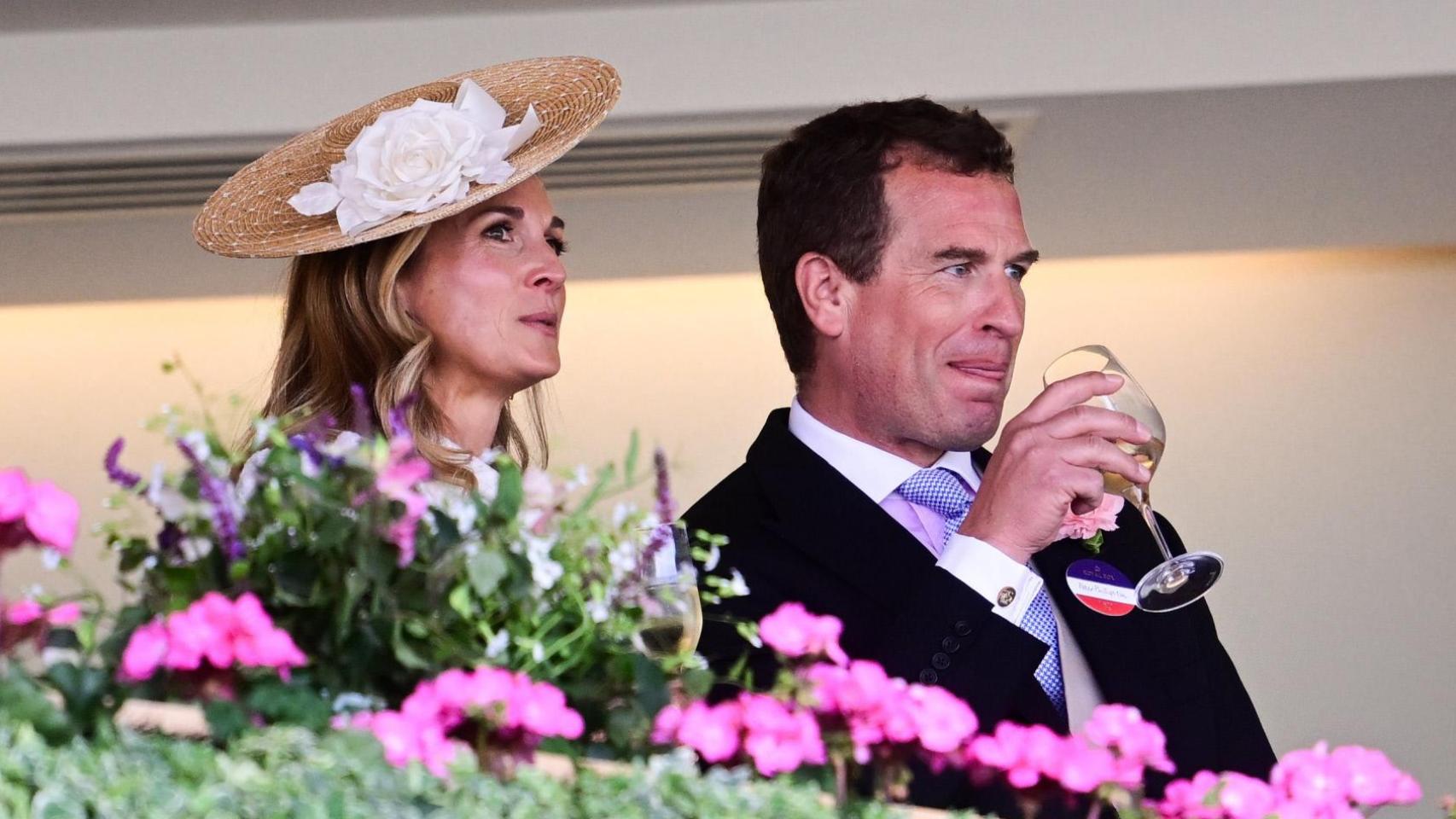 Peter Phillips, hijo de la princesa Ana, se casa en segundas nupcias con Harriet Sperling.