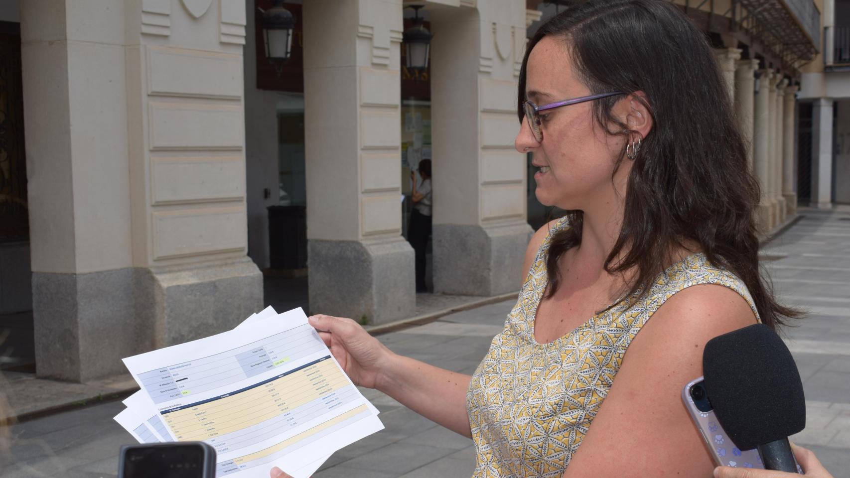Gemma Mínguez, edil del PSOE en el Ayuntamiento de Guadalajara.