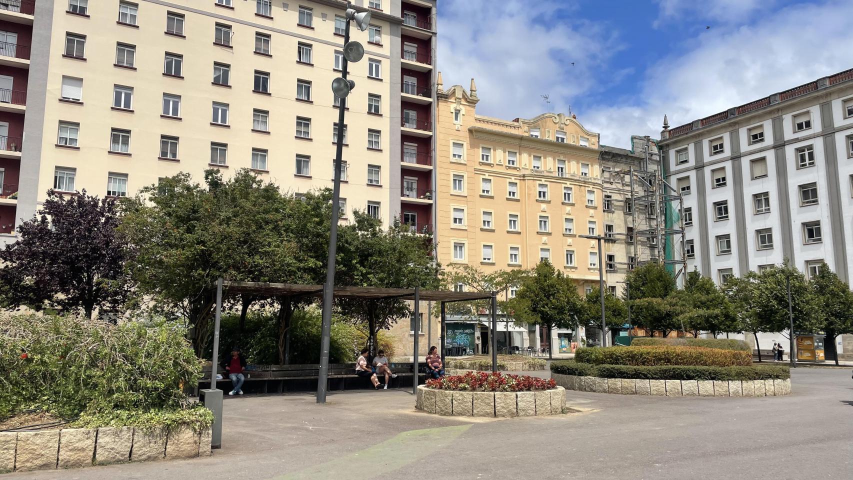 Plaza de España de Ferrol.