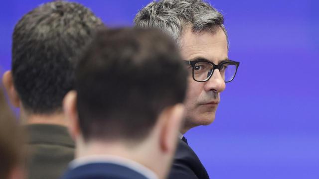 El ministro de Justicia, Félix Bolaños, el pasado lunes en Moncloa durante el balance del curso político de Sánchez.