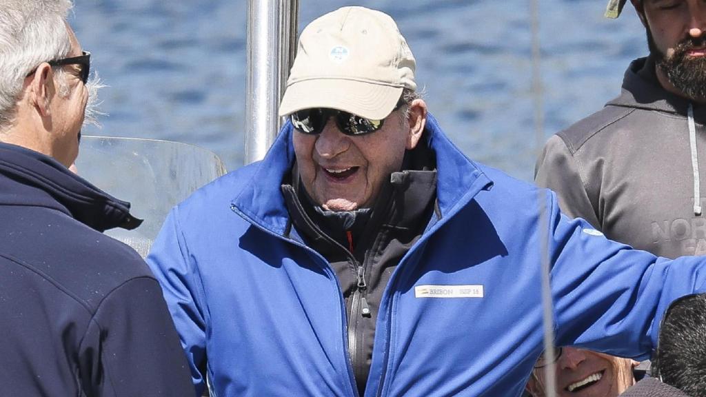 El rey Juan Carlos en su primera visita a España durante este 2025.