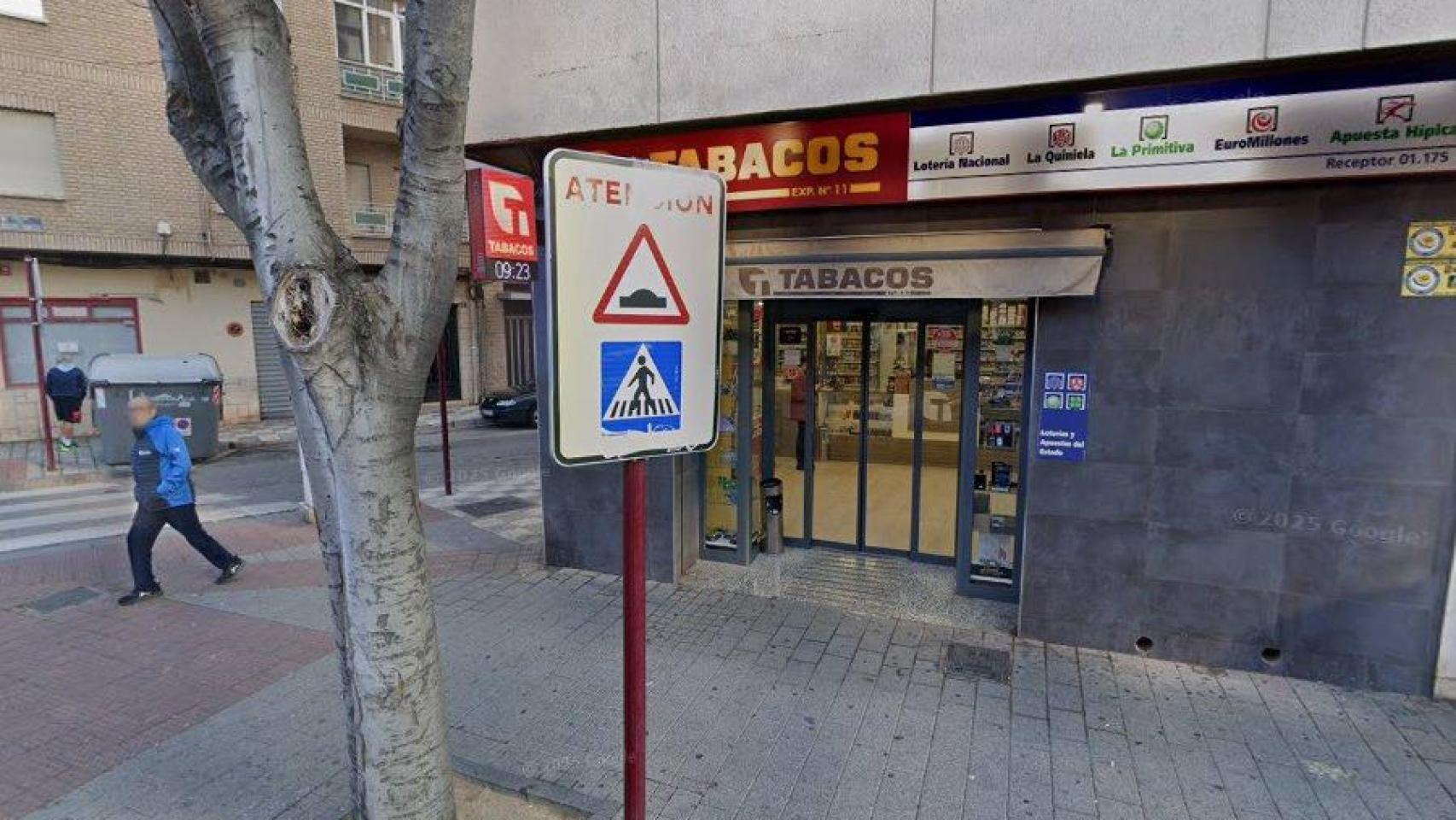 Establecimiento de Albacete donde se ha vendido el boleto premiado.