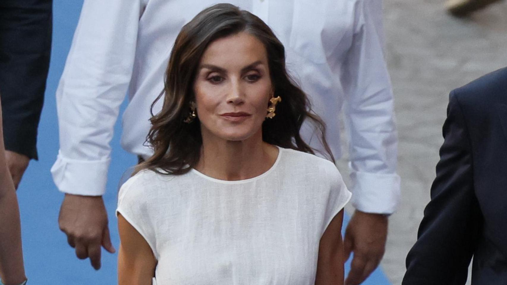 La monarca, a su llegada a la gala celebrada en Palma.