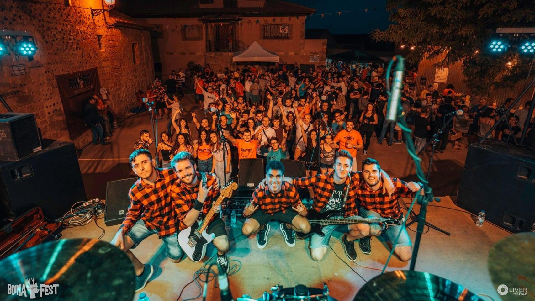 Uno de los grupos que ha actuado en el Boina Fest en una edición anterior