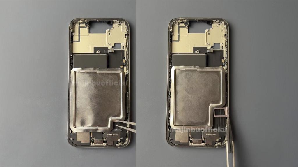 Intrior del iPhone 17 Pro