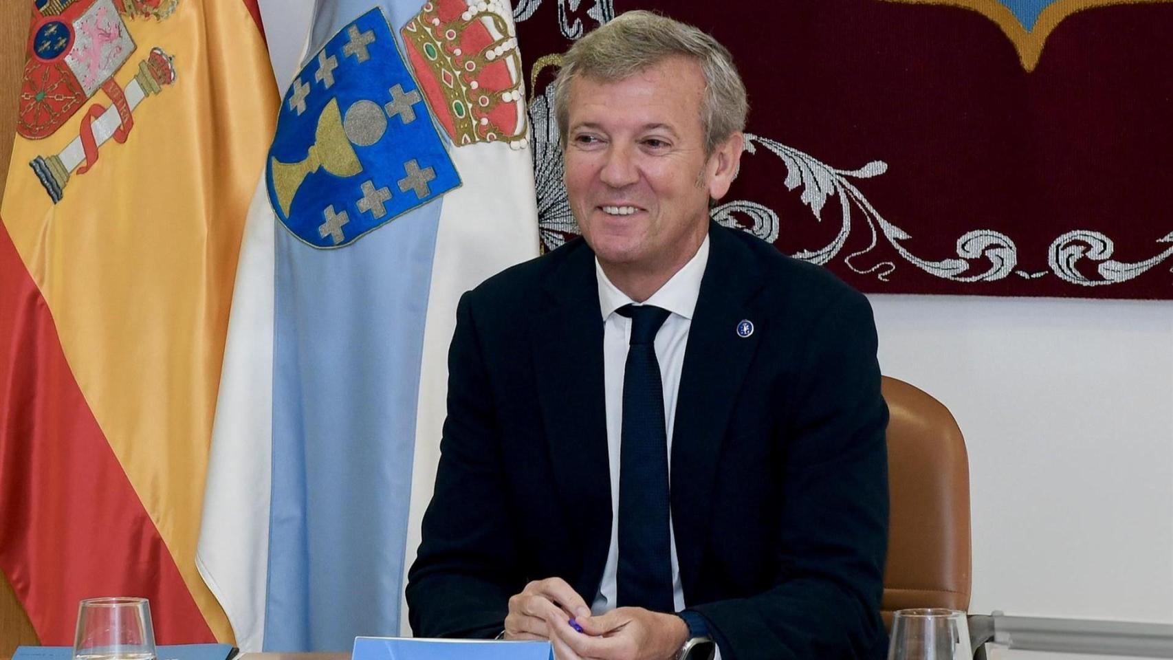 El presidente de la Xunta de Galicia, Alfonso Rueda, preside la reunión semanal del Consello de la Xunta.