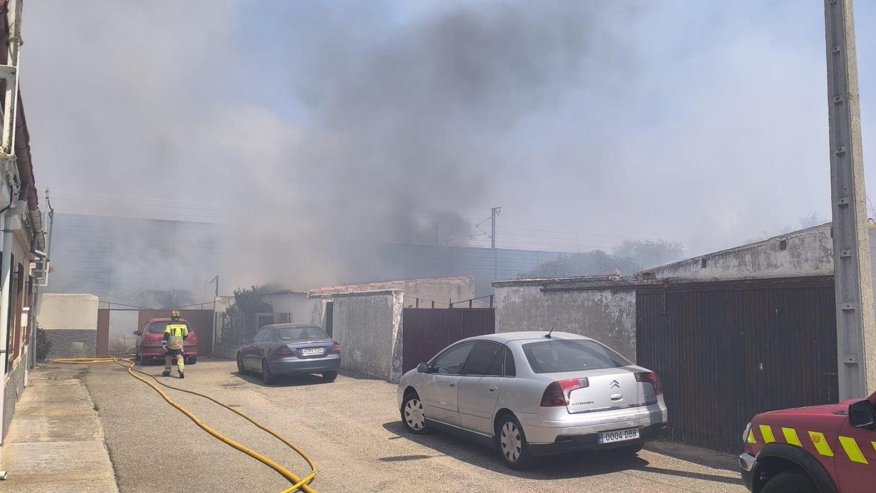 Incendio en Villagodio