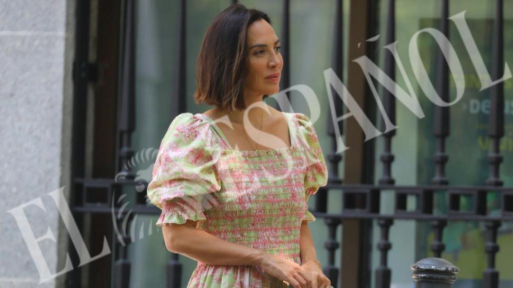 Tamara Falcó, por las calles de Madrid, el pasado sábado, 2 de agosto.