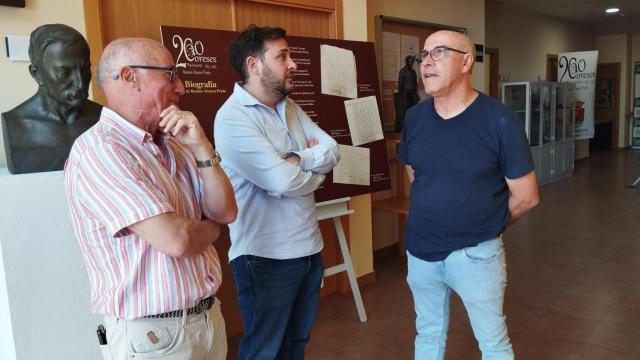 Víctor López de la Parte, José Luis Salgado y Cecilio Vidales