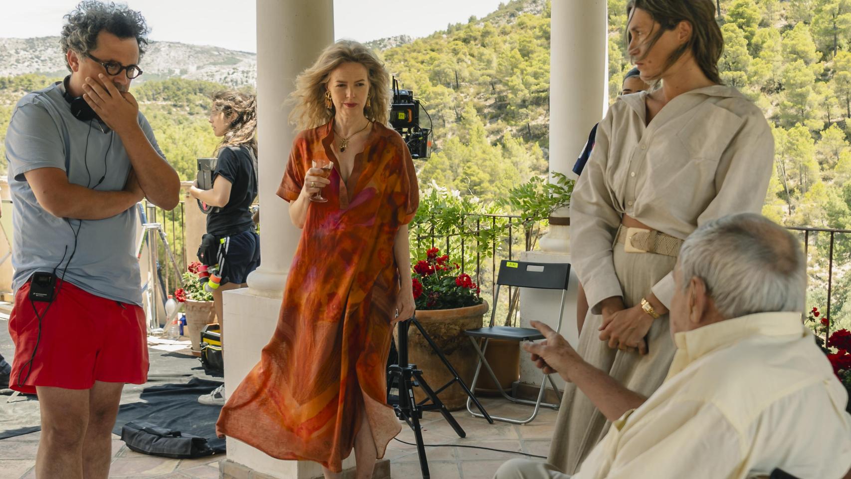 Ion de Sosa (Izquierda) en el rodaje de 'Balearic'. Foto: Juanma Bernabéu