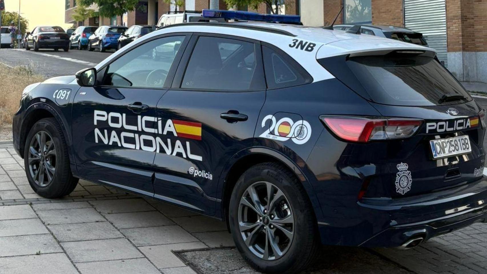 Imagen de un coche de la Policía Nacional de Valladolid