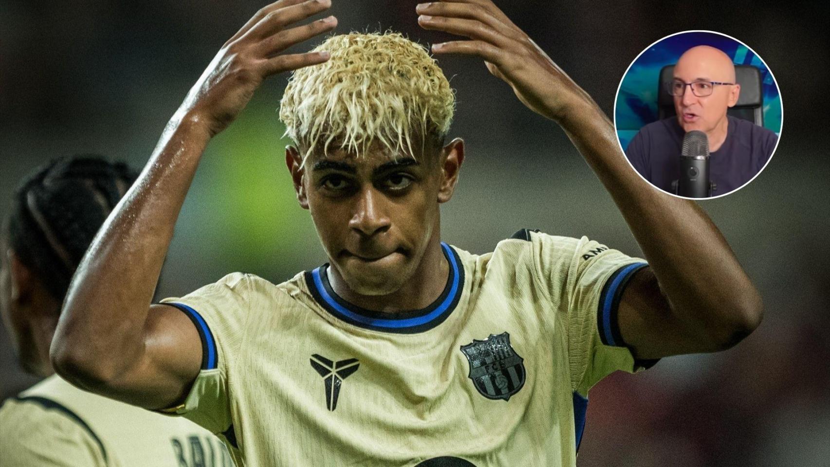 Imagen de Lamine Yamal y Maldini