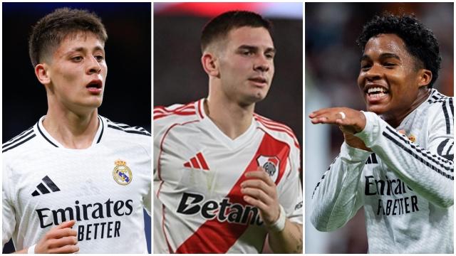 Güler, Mastantuono y Endrick