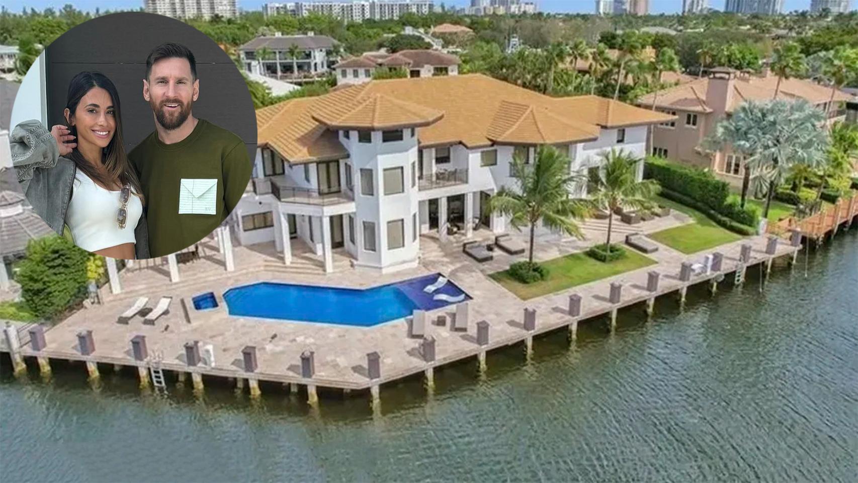La mansión de Leo Messi y Antonela Roccuzzo en Florida
