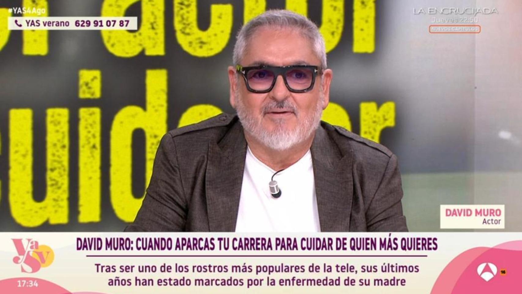 El actor David Muro en 'YAS verano'.