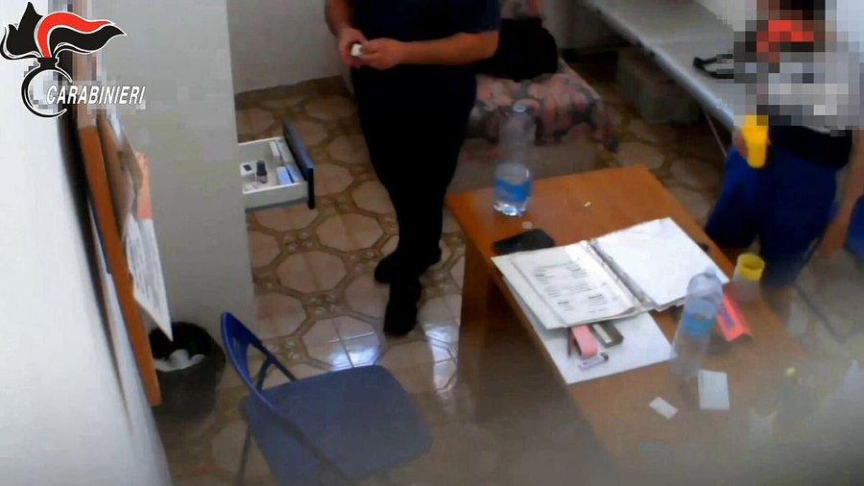 Imagen captada de los abusos en Pachino.