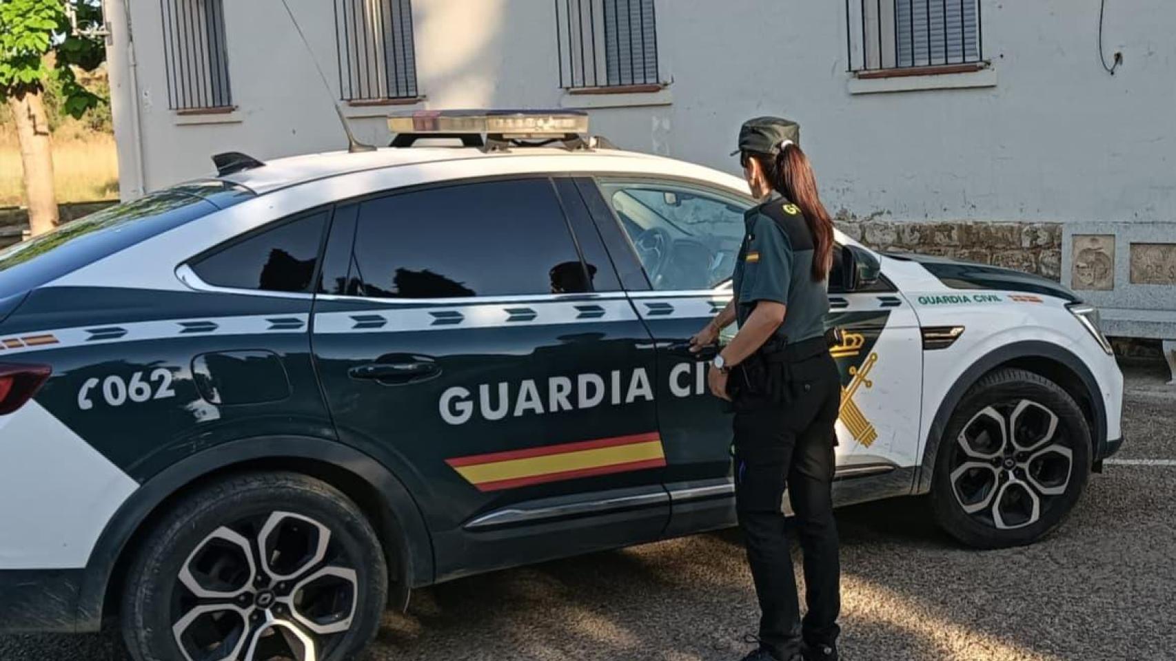 Un coche de la Guardia Civil en Valladolid