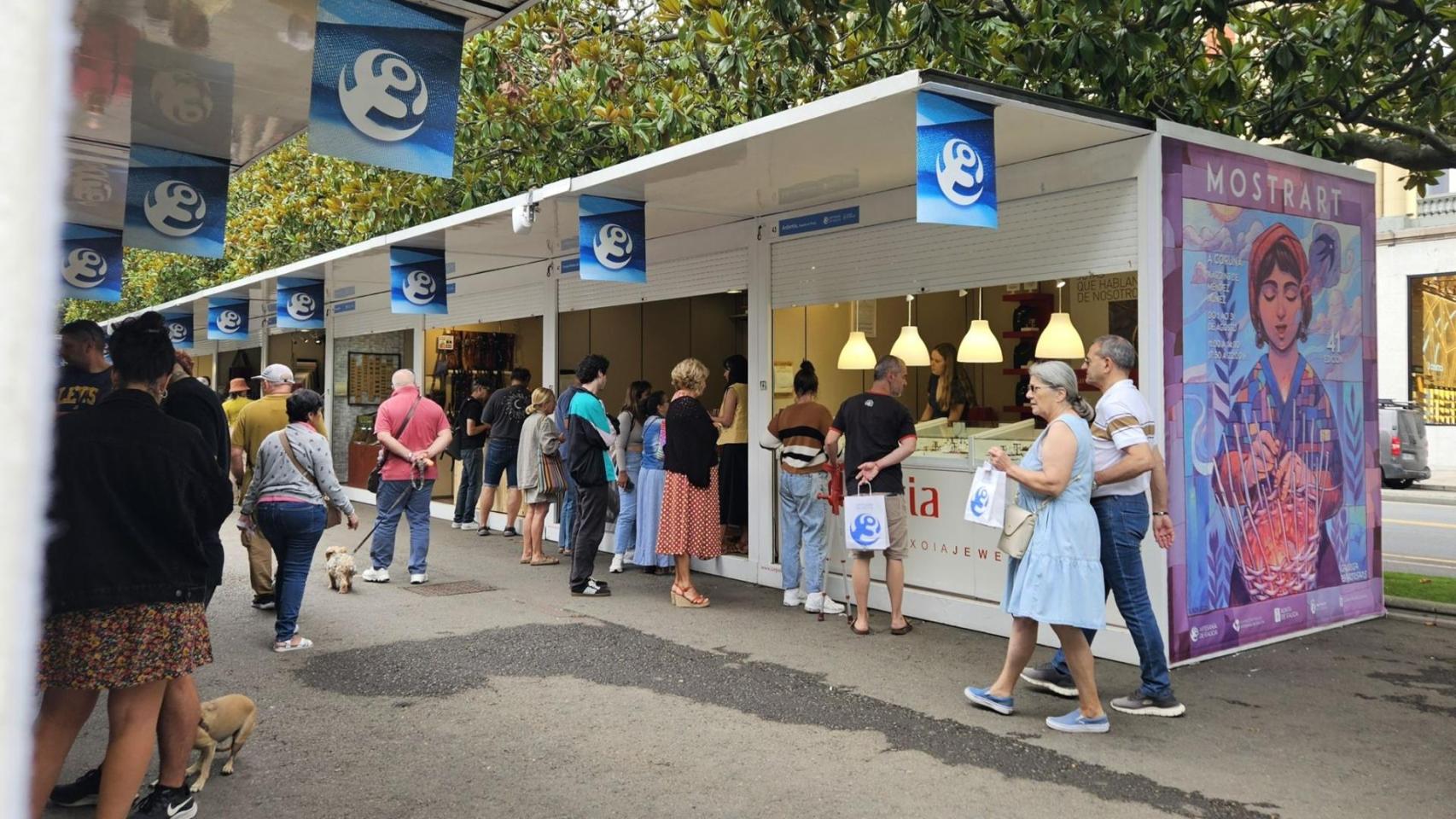 La Feria Mostrart de A Coruña.