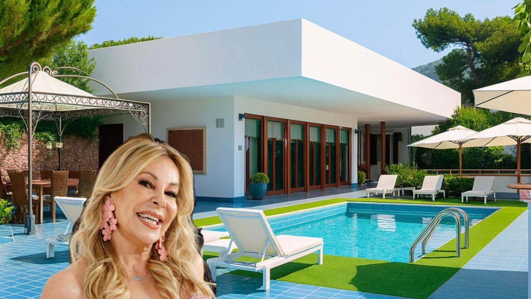 La villa millonaria de Ana Obregón.