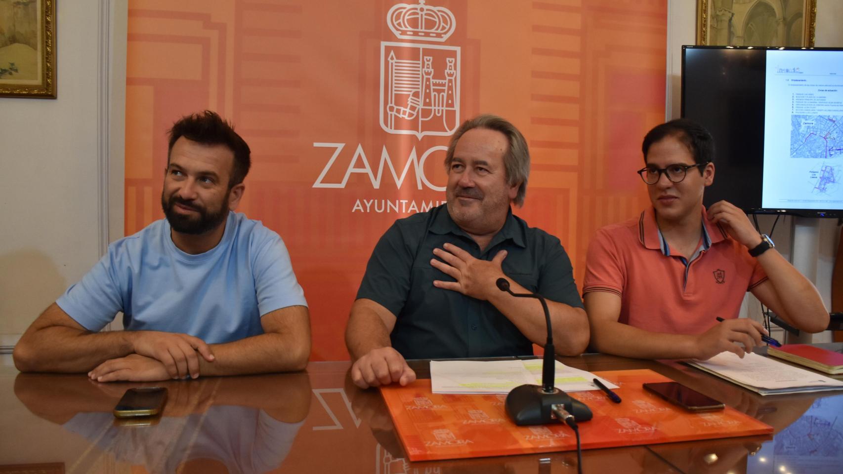 David Gago, Francisco Guarido y Pablo Novo