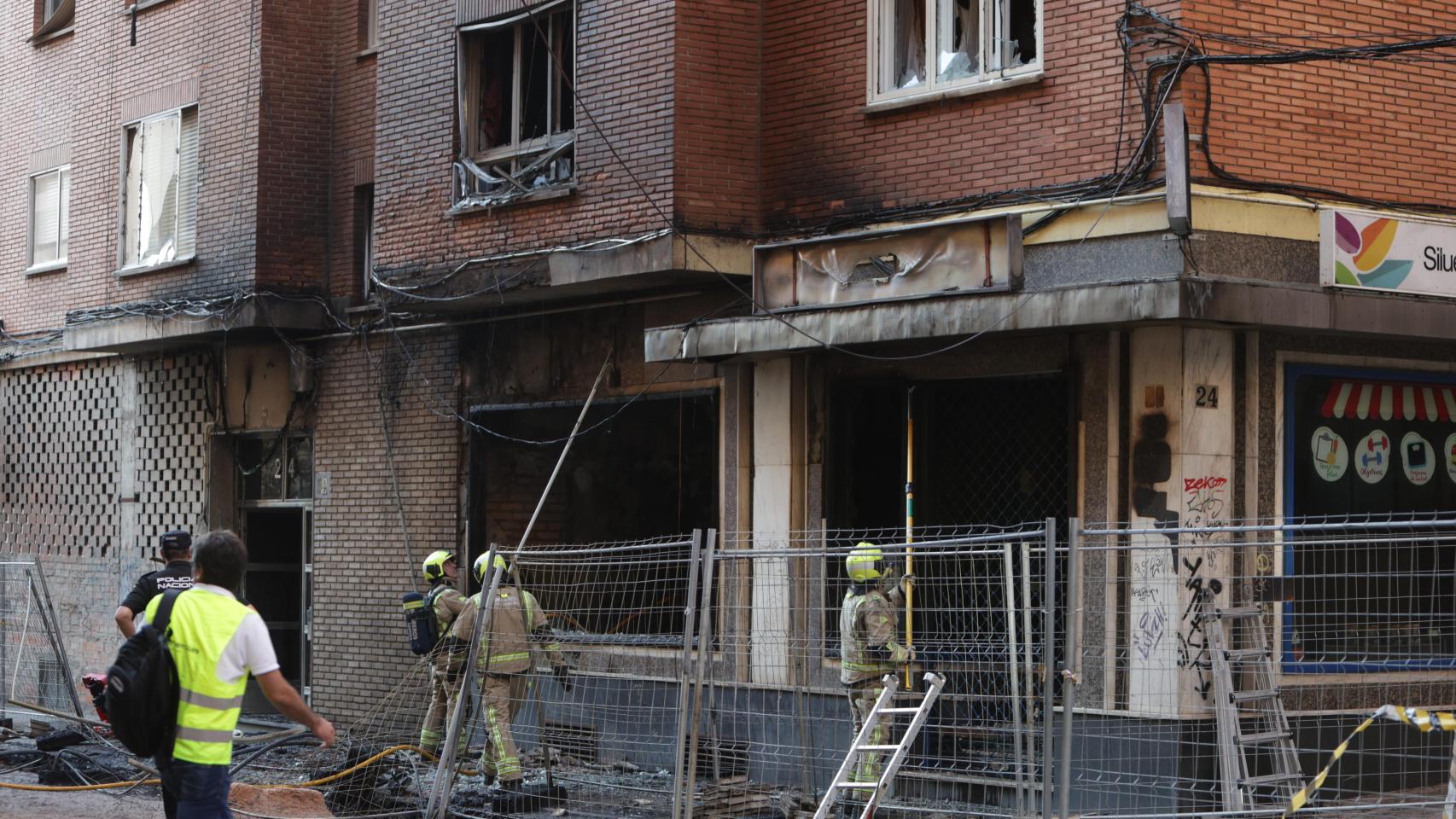 Explosión de gas en la calle regimiento de Toledo
