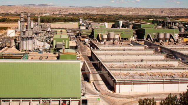 Fábrica de Saica en El Burgo de Ebro