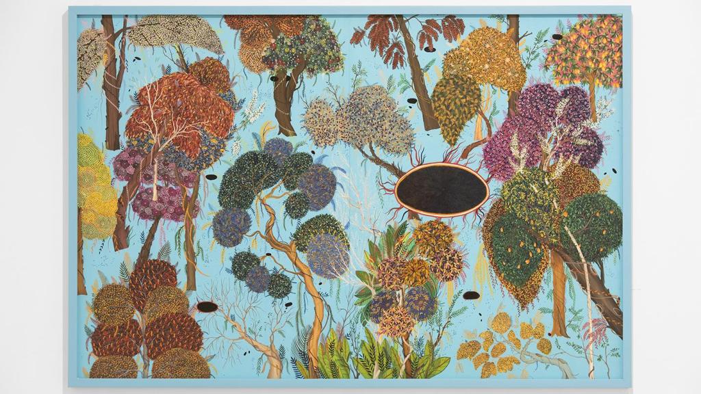 'The Scent Of A Garden', 2024. Gouache sobre papel libre de ácido.