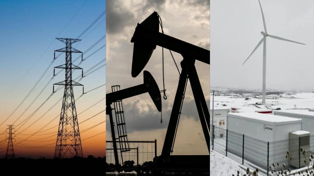 Redes eléctricas, yacimiento de petróleo y almacenamiento en baterías.