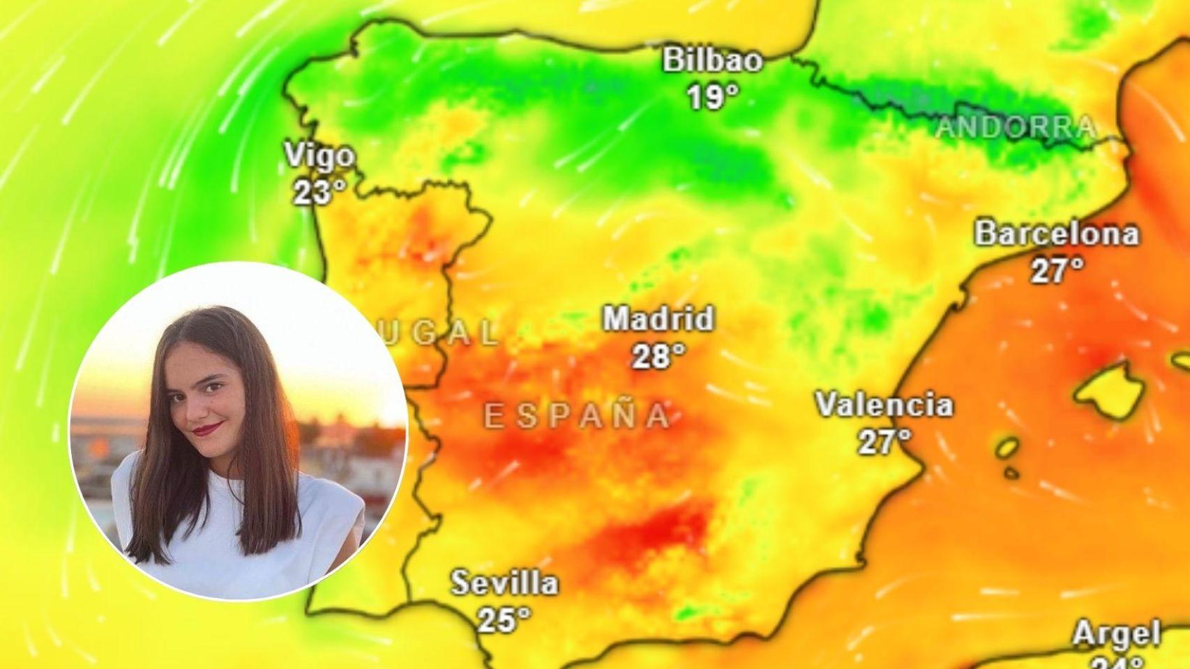 Andrea Danta, meteoróloga.