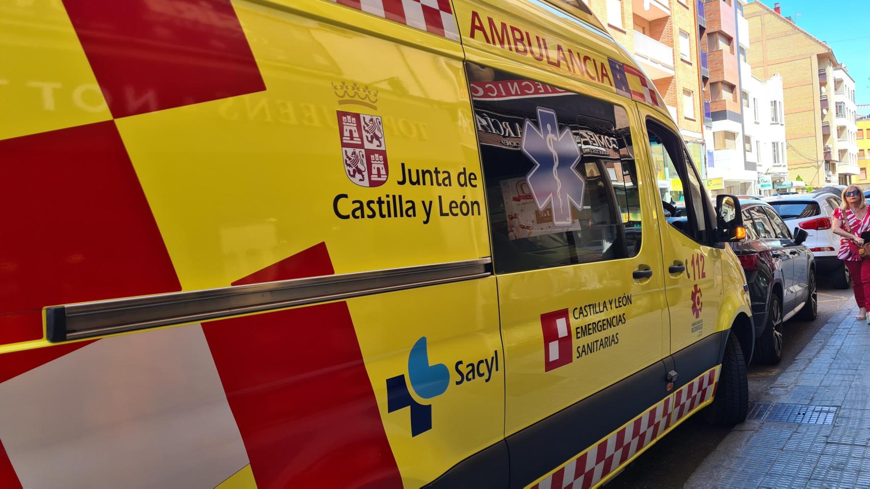 Ambulancia 112 Sacyl en Zamora