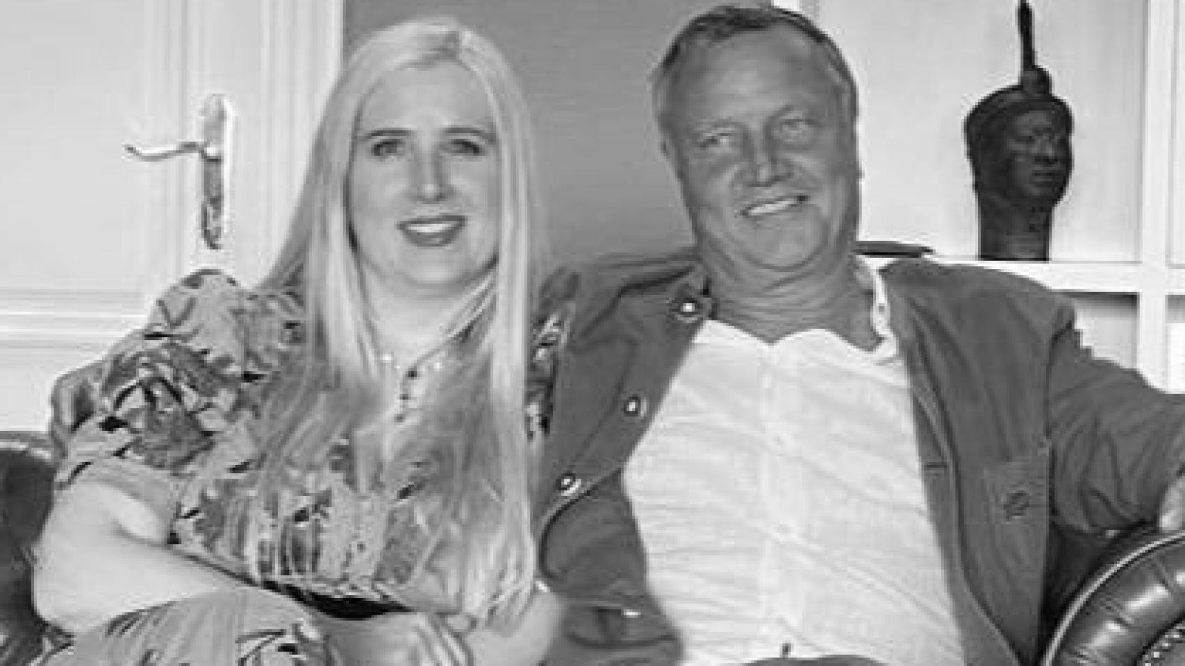 Josefa von Hohenzollern y su marido en una imagen de redes sociales.