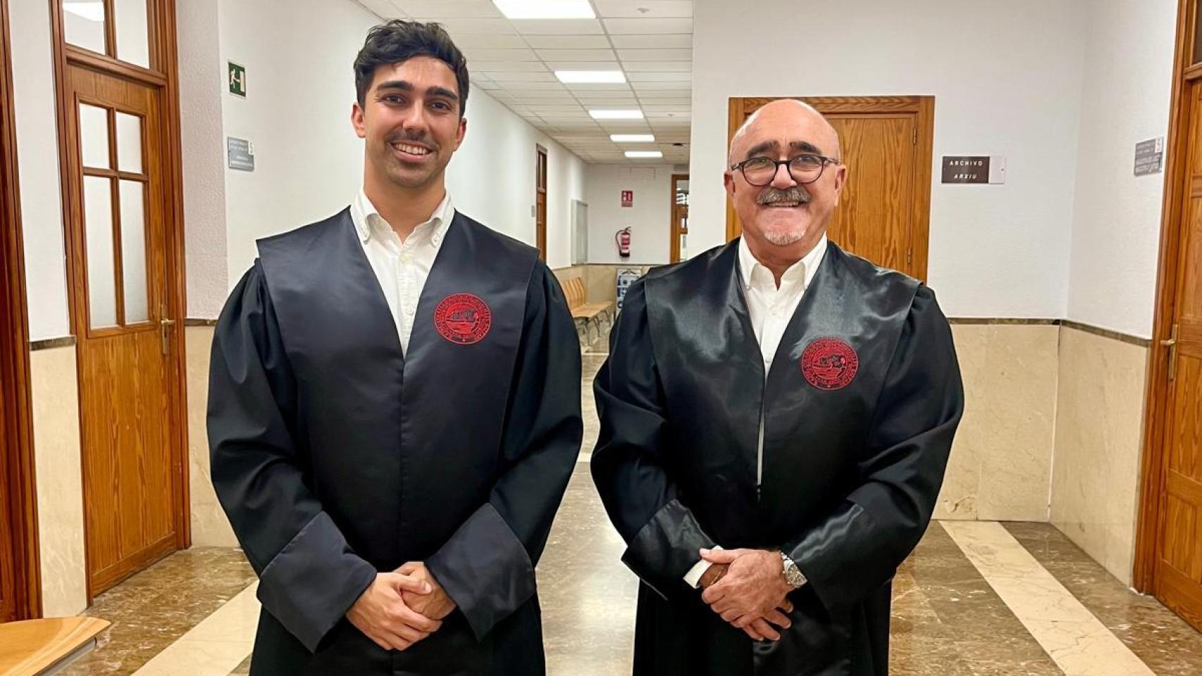 Antonio abogado laboralista y su hijo Pablo penalista.