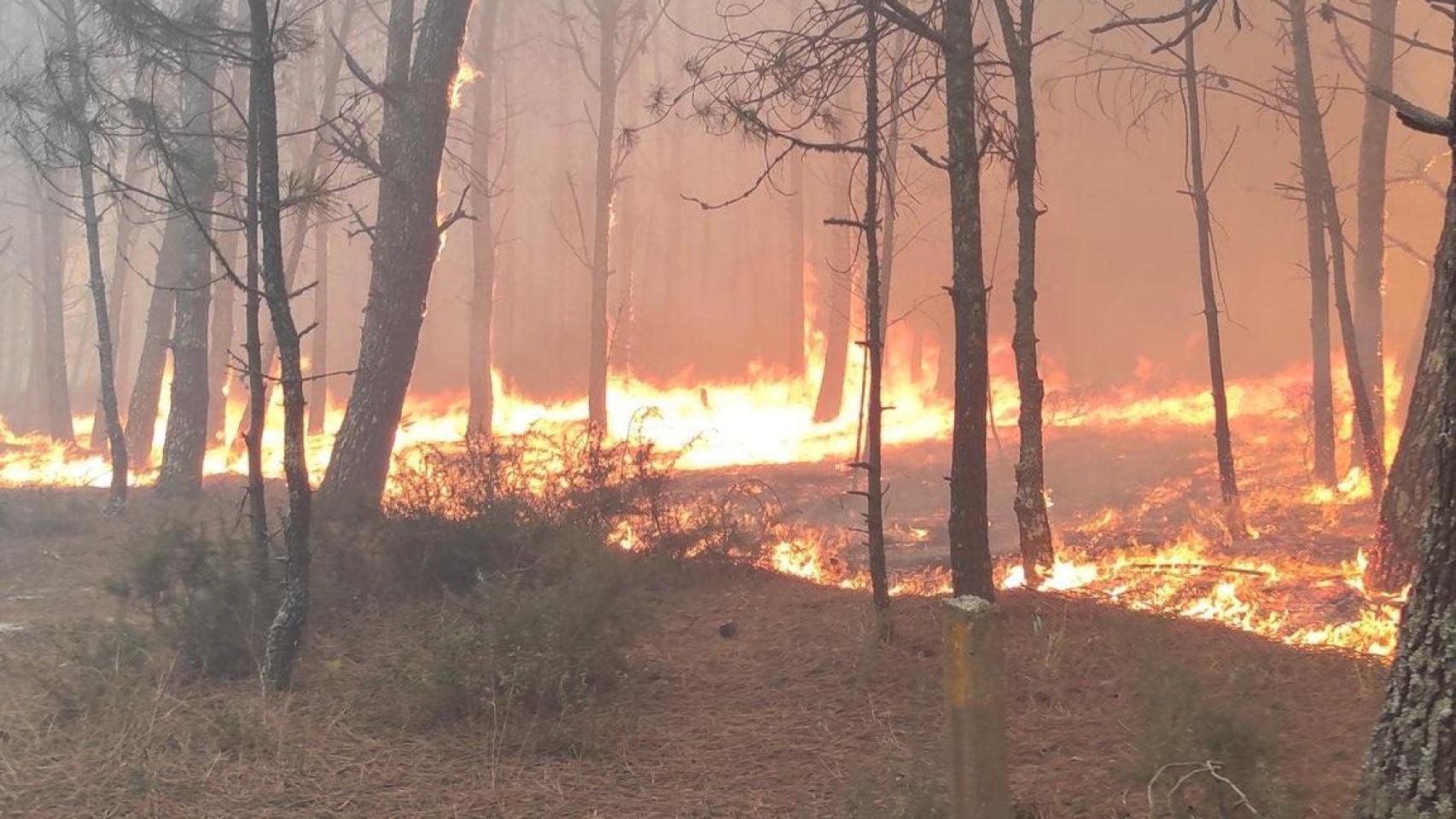 Incendio en Ponteceso