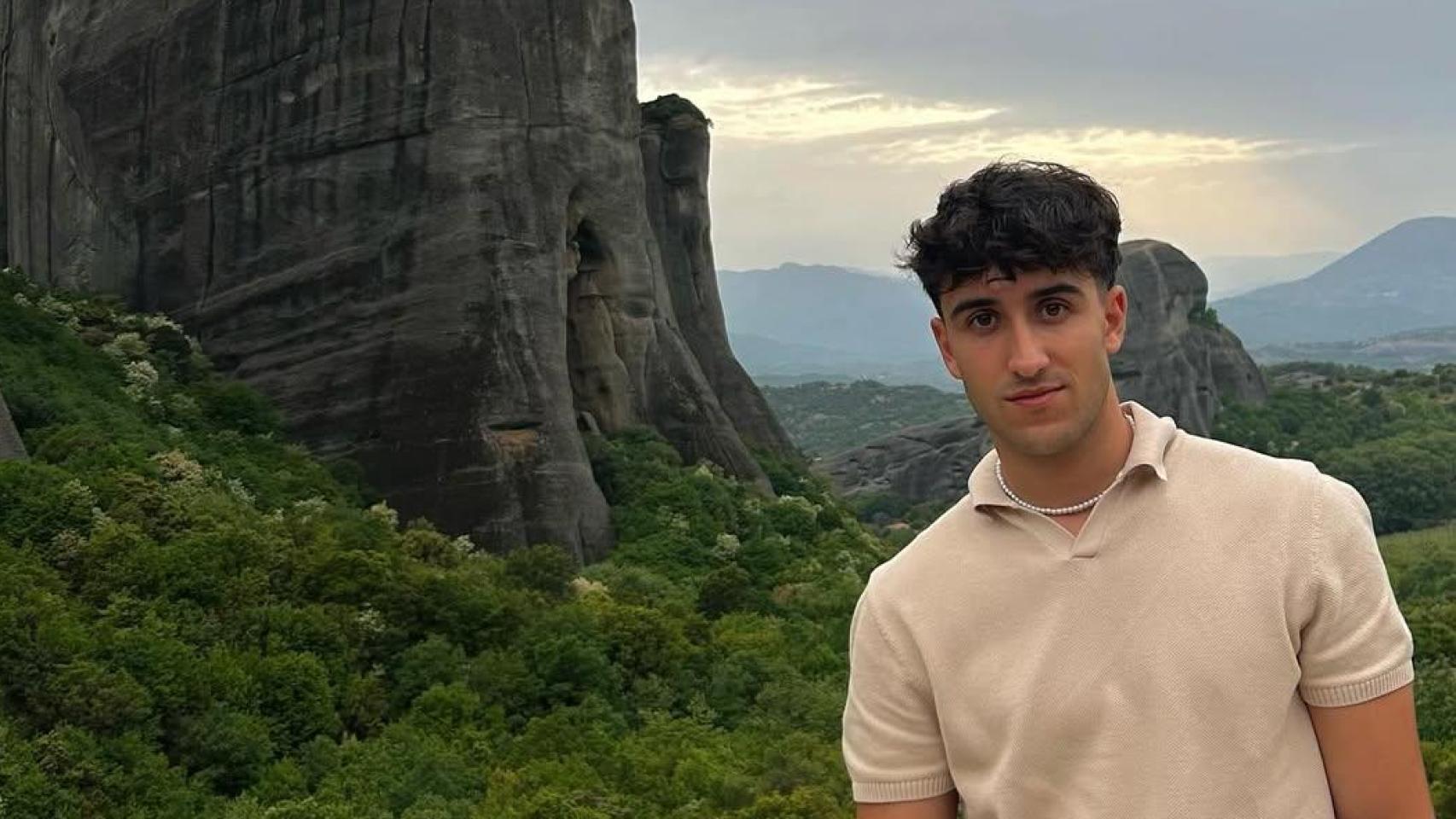 David Cuevas en uno de sus viajes.