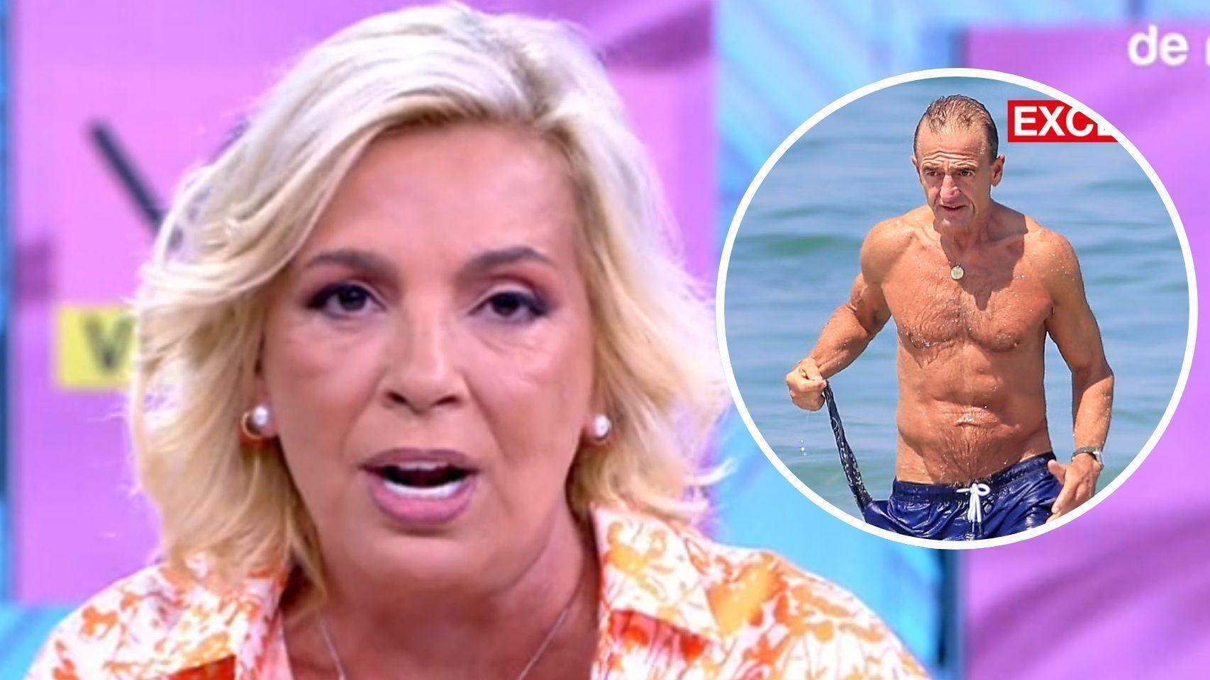 Carmen Borrego, en 'Vamos a ver', y Alessandro Lequio en la revista 'Diez Minutos'