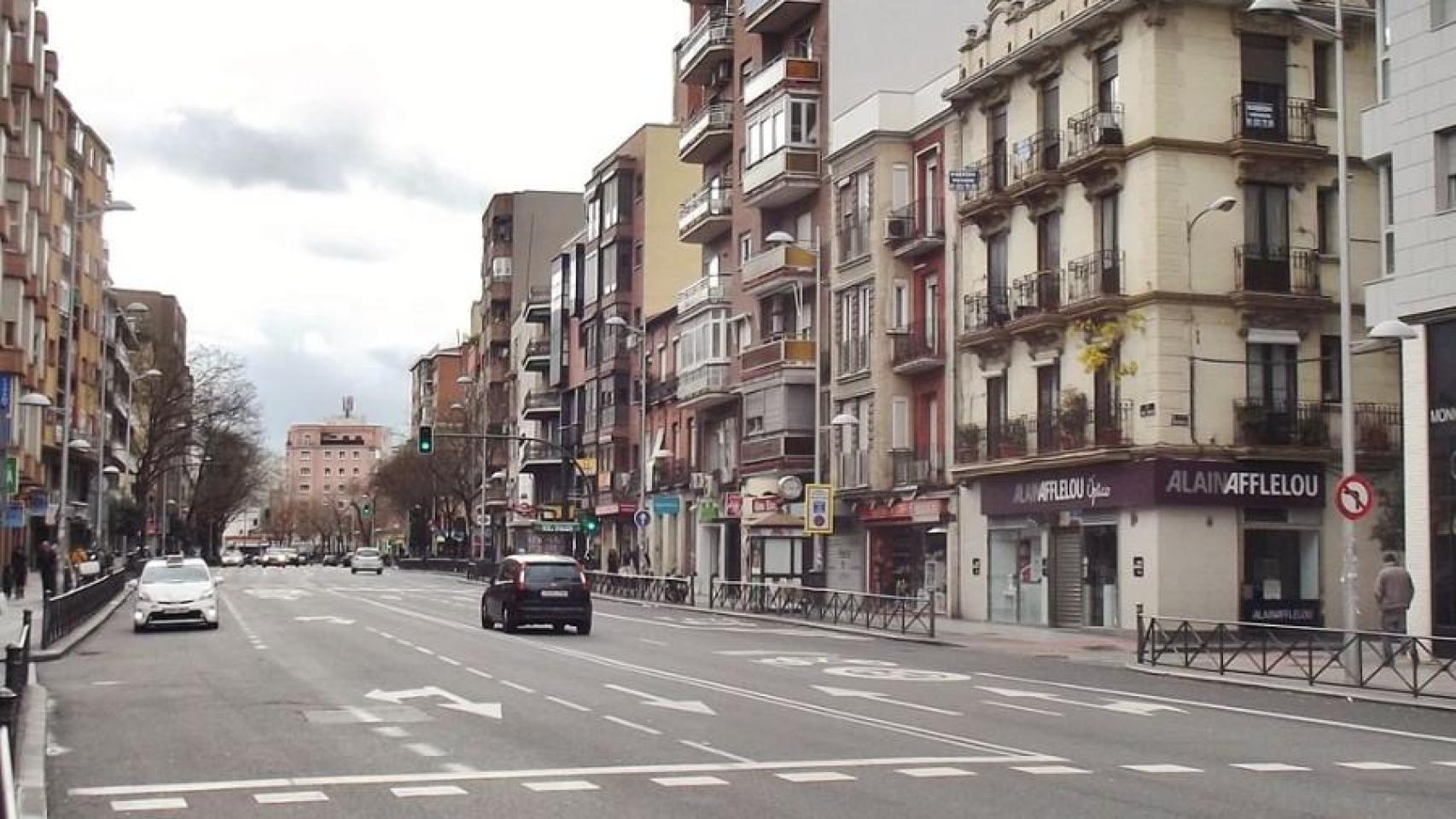 Una calle del barrio de Tetuán en Madrid.