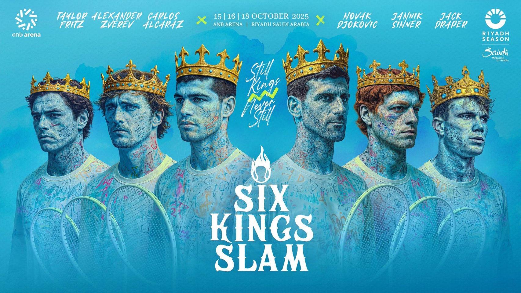 Imagen promocional del Six Kings Slam de 2025.