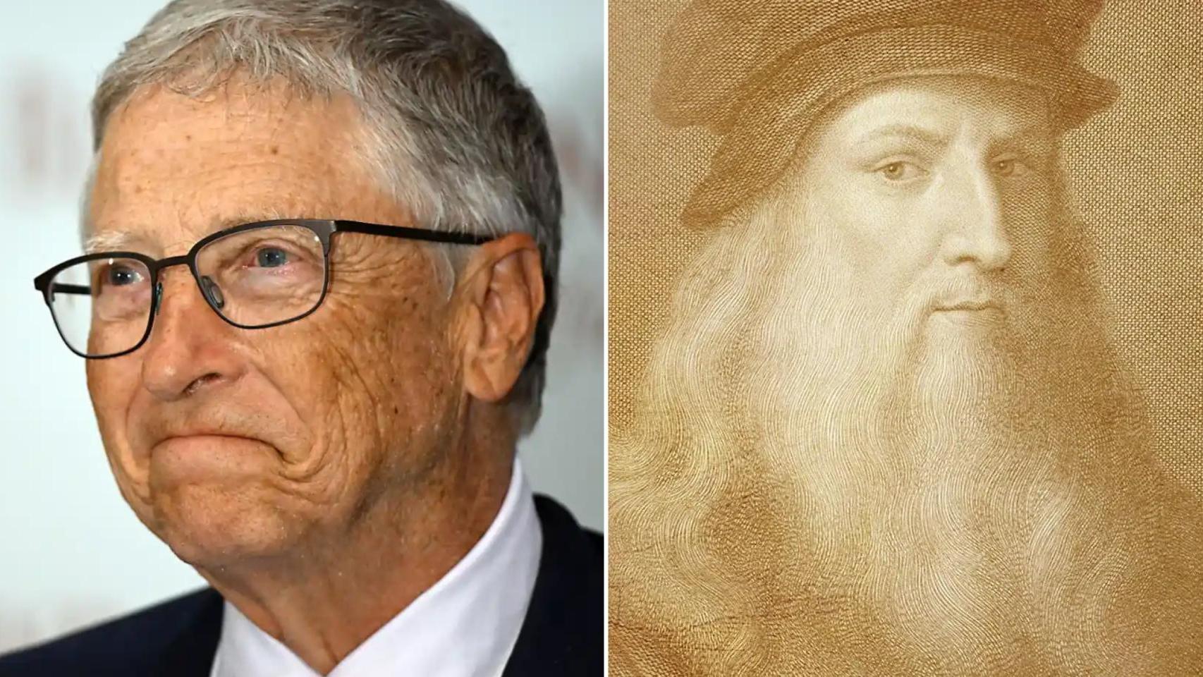 Bill Gates y Leonardo Da Vinci.