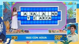 Panel final en 'La ruleta de la suerte'.