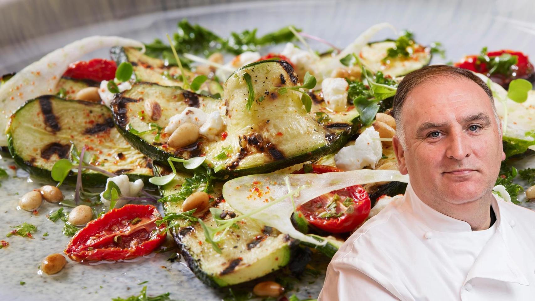 El chef José Andrés en un montaje de El Español