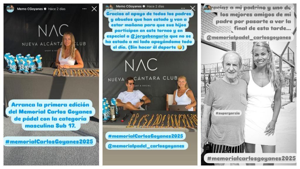 Las imágenes del torneo de pádel organizado por Carla Goyanes.